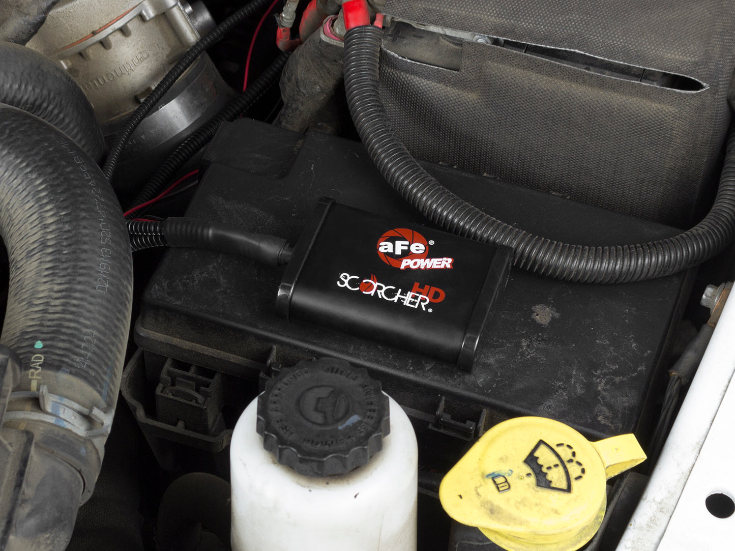 aFe SCORCHER HD Plug and Play Power Module with Remote - Ram 2013-2018 6.7L