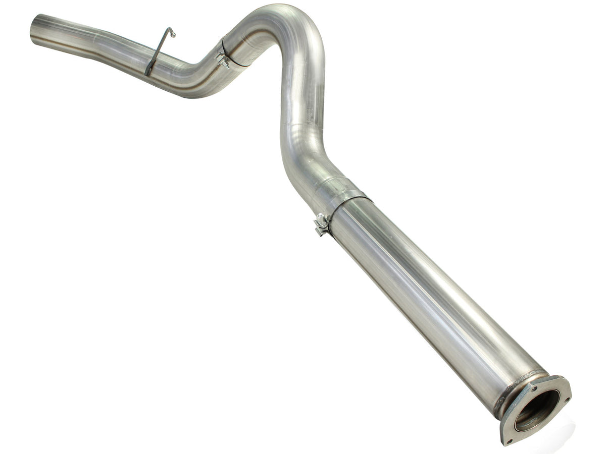 aFe Large Bore-HD 5 IN 409 Stainless Steel DPF-Back Exhaust System - Ford 2011-2014 6.7L