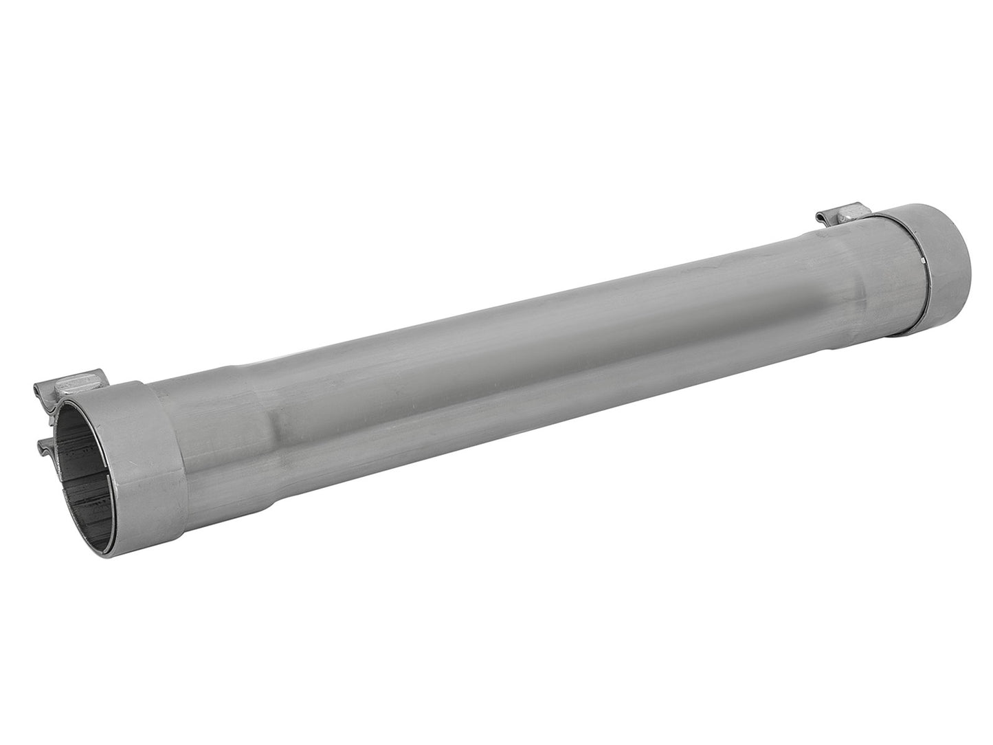 aFe MACH Force-Xp 304 Stainless Steel Resonator Delete Pipe - Clamp Type Band, Overall Length 19 in