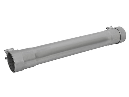 aFe MACH Force-Xp 304 Stainless Steel Resonator Delete Pipe - Clamp Type Band, Overall Length 19 in