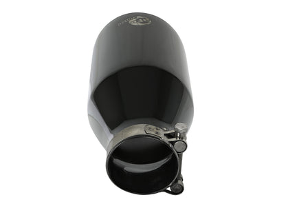 aFe MACH Force-Xp 409 Stainless Steel Clamp-on Exhaust Tip Black - 49T25454-B091