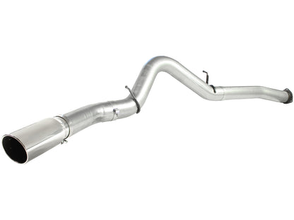 aFe ATLAS 5 IN Aluminized Steel DPF-Back Exhaust System w/Polished Tip - Chevy/GMC 2007-2010 6.6L