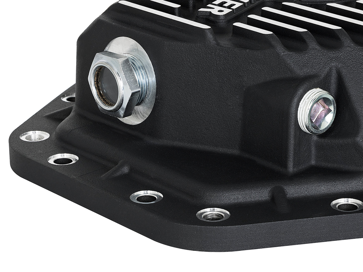 aFe Pro Series Rear Differential Cover Black w/ Machined Fins - Ford 2017-2023 6.7L - Axle Type Dana M275