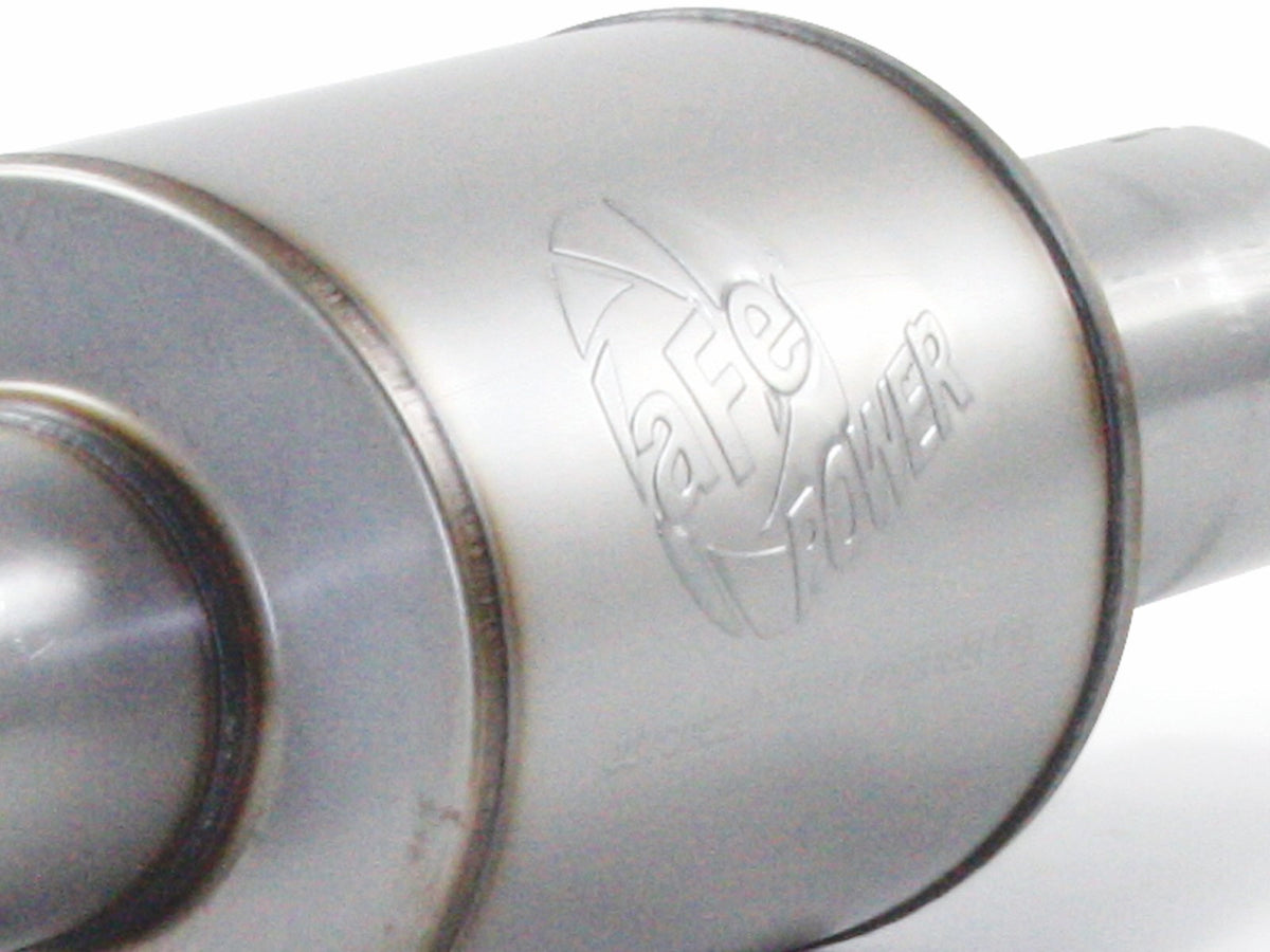 aFe MACH Force-Xp Aluminized Steel Pass-Through Muffler