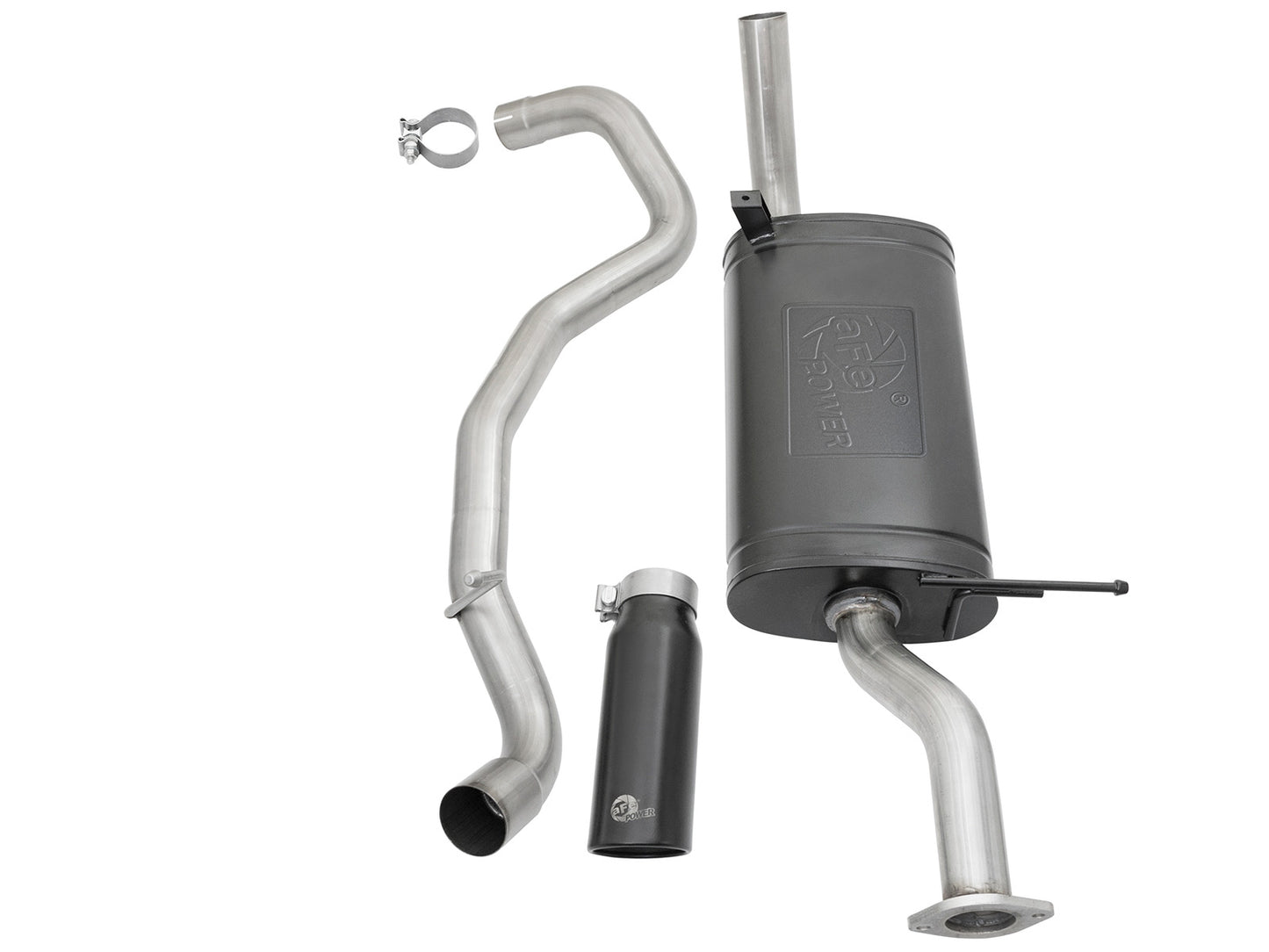 aFe MACH Force-Xp 304 Stainless Steel Cat-Back Exhaust System w/ Black Tip