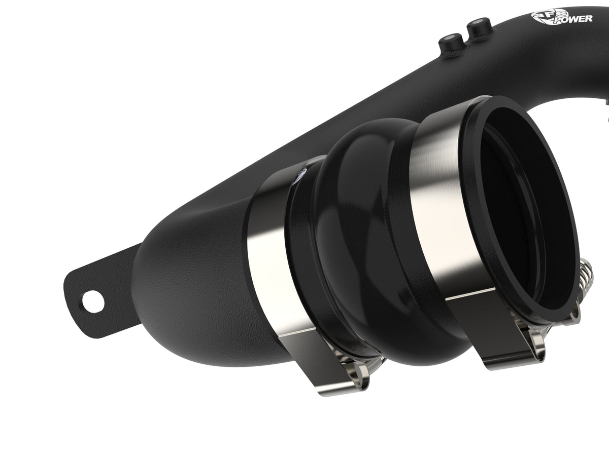 aFe BladeRunner 3 IN Aluminum Hot and Cold Charge Pipe Kit Black - Ford 2008-2010 6.4L