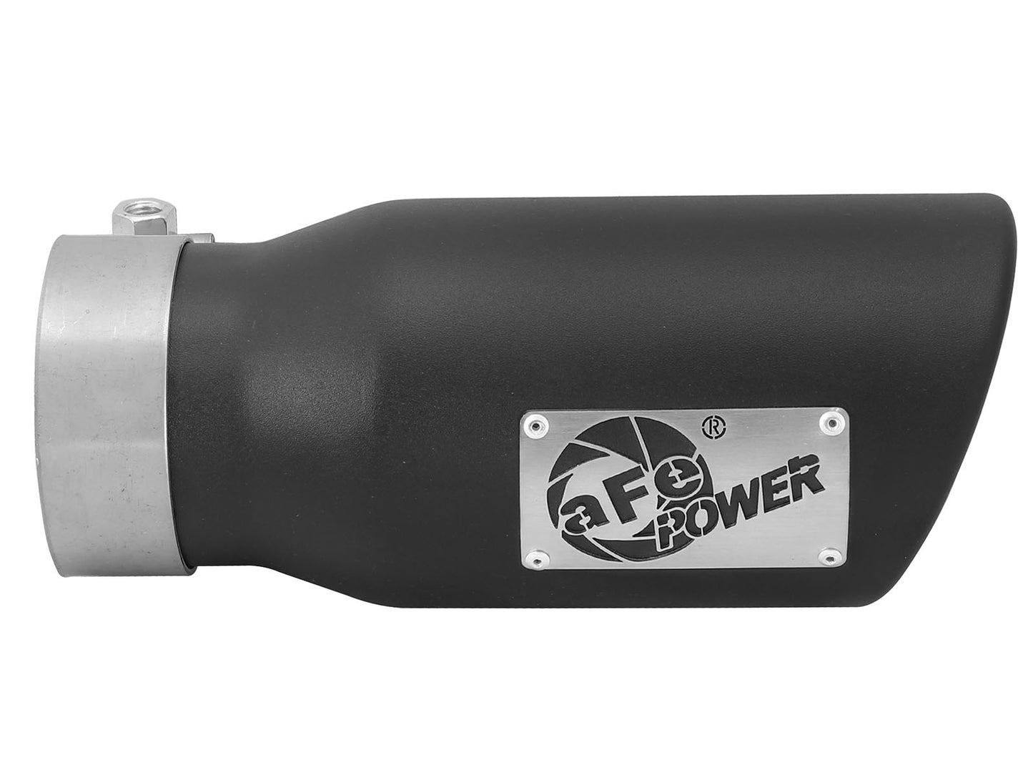 aFe MACH Force-Xp 409 Stainless Steel Clamp-on Exhaust Tip Black - 49T30401-B09