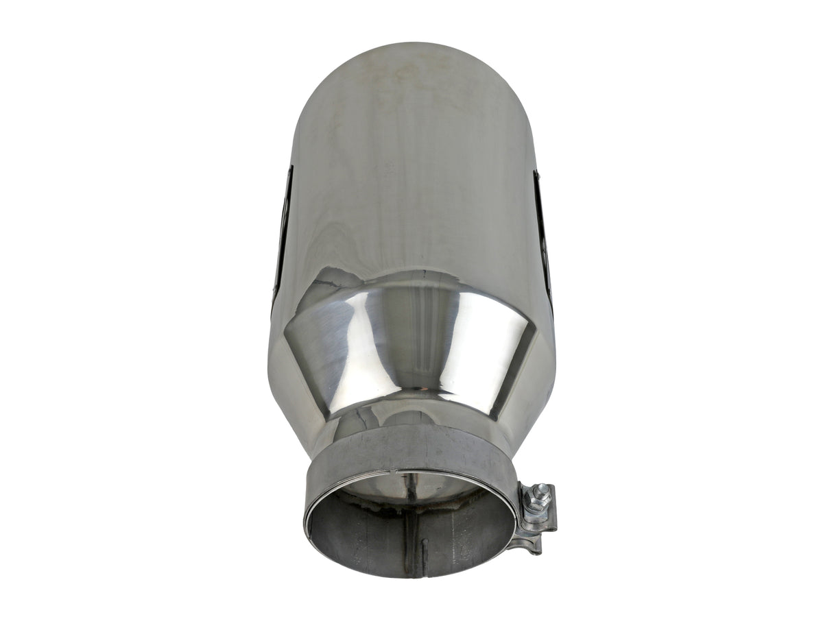 aFe MACH Force-Xp 304 Stainless Steel Clamp-on Exhaust Tip Polished - 49T50801-P15