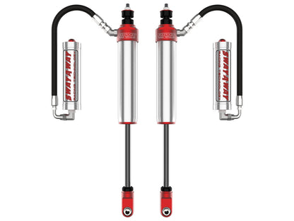 aFe Sway-A-Way 2.5 Front Shock Kit w/ Remote Reservoirs for 4-6 IN Lift - 301-5600-16