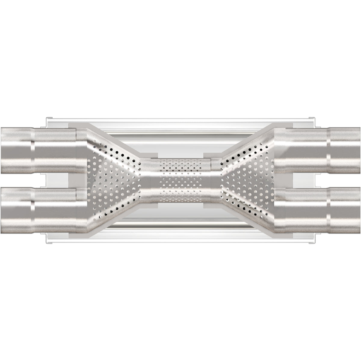MagnaFlow 3 in/3 in Dual/Dual; 5 in x 18 in x 8 in Body Muffler 12469