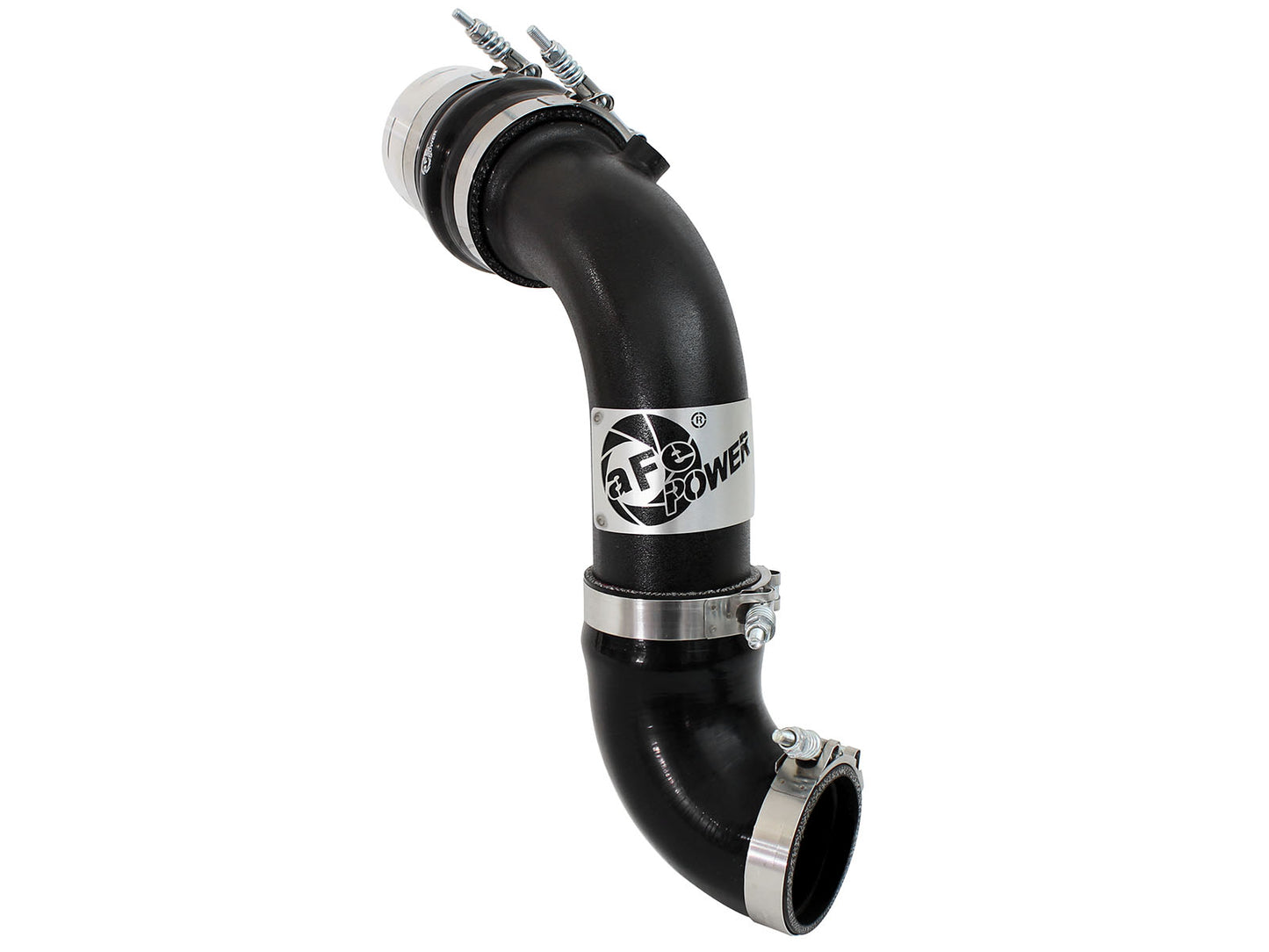aFe BladeRunner 3 IN Aluminum Cold Charge Pipe Black - Ford 2011-2016 6.7L