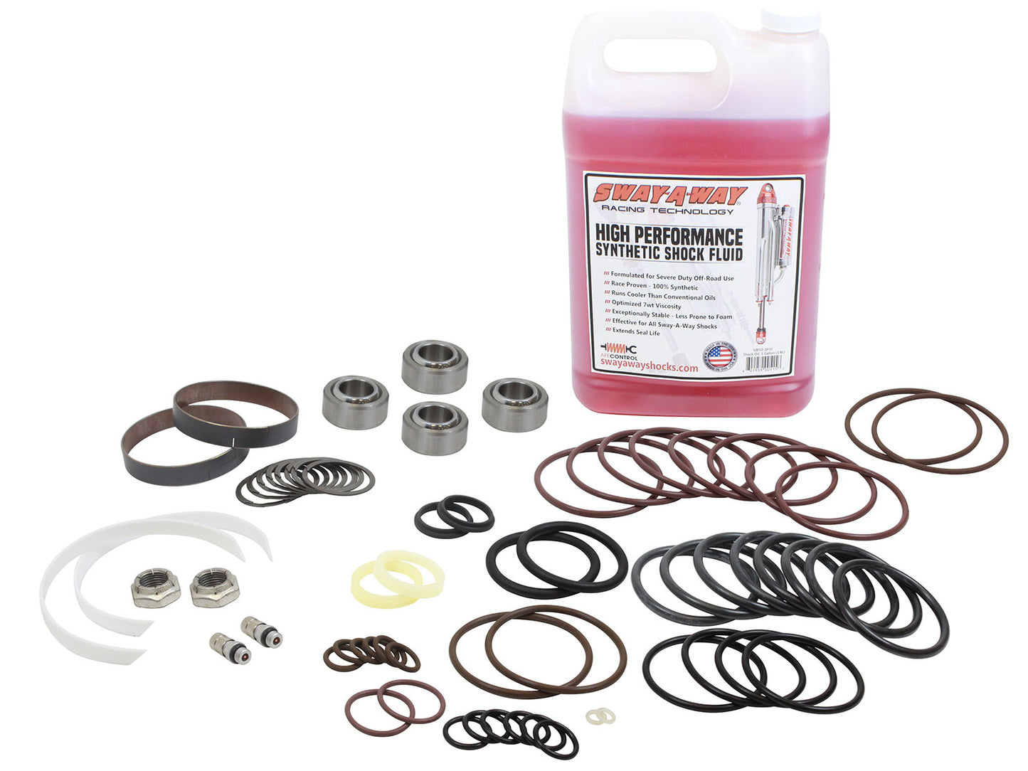 aFe Sway-A-Way Master Rebuild Kit for 3.0 Shock w/ 1 IN Shaft - Gen 2