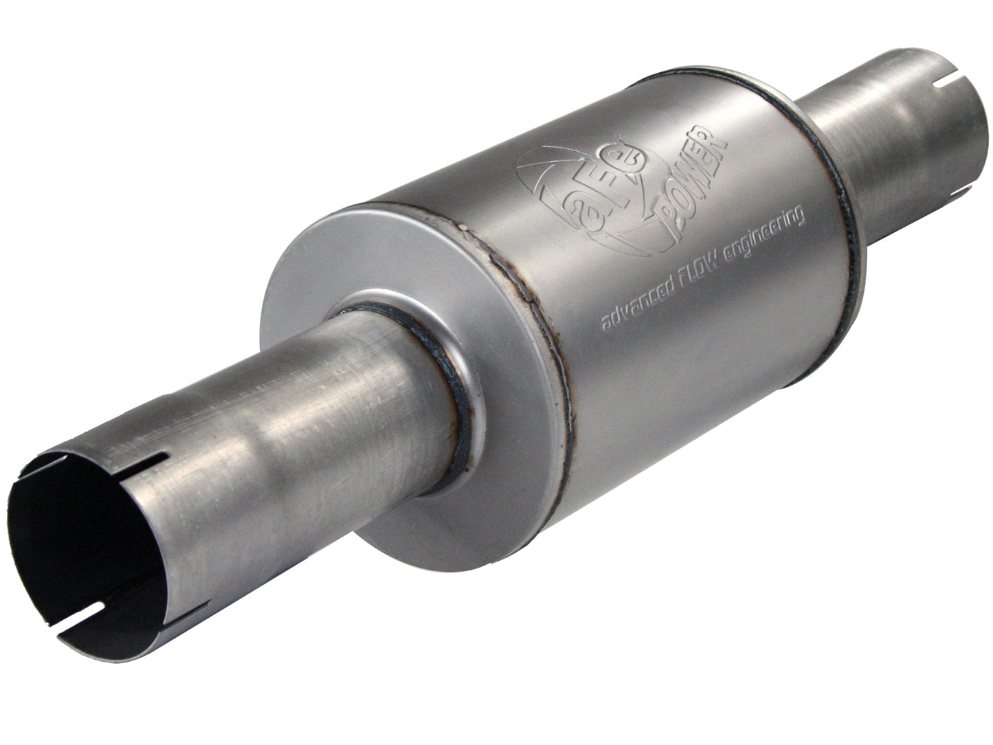 aFe MACH Force-Xp Aluminized Steel Pass-Through Muffler
