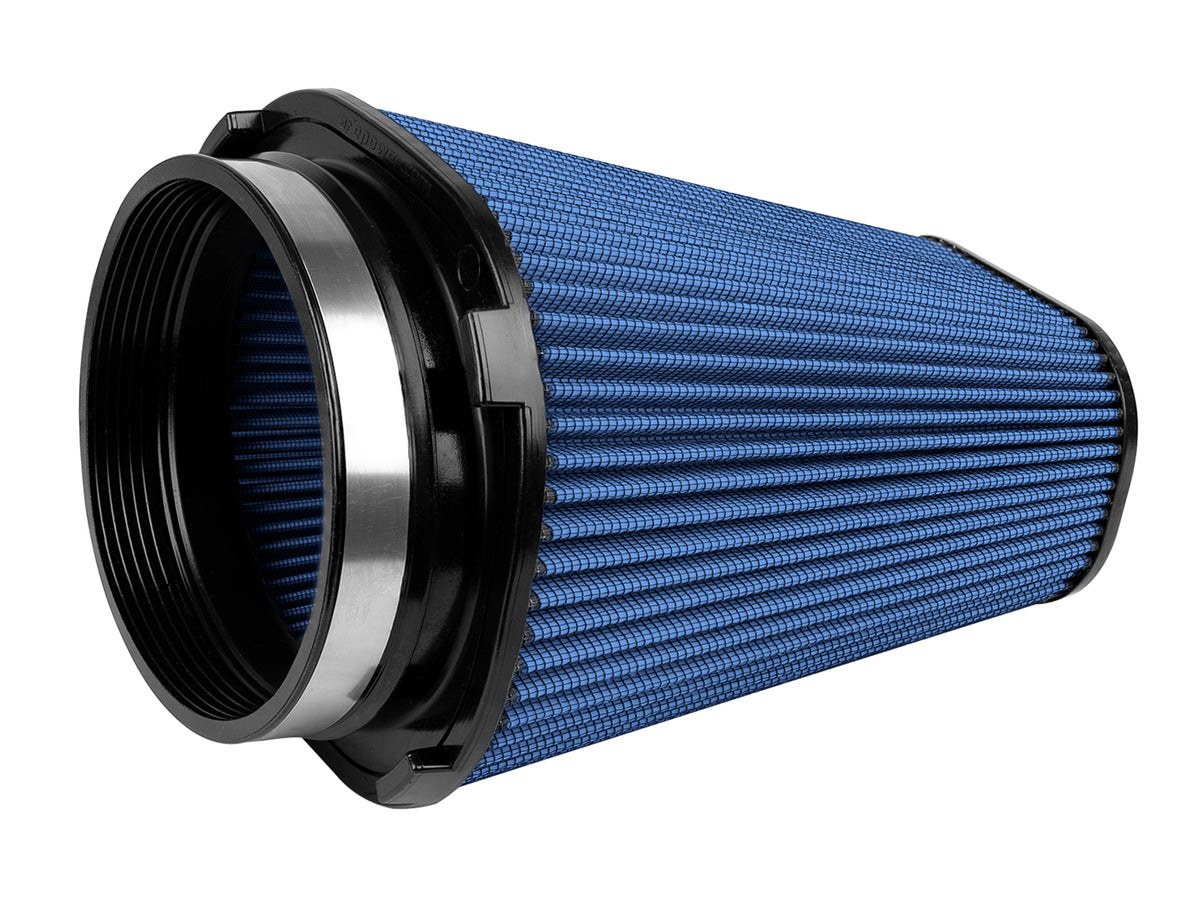 aFe Track Series Intake Replacement Air Filter w/ Pro 5R Media - Carbon Fiber top