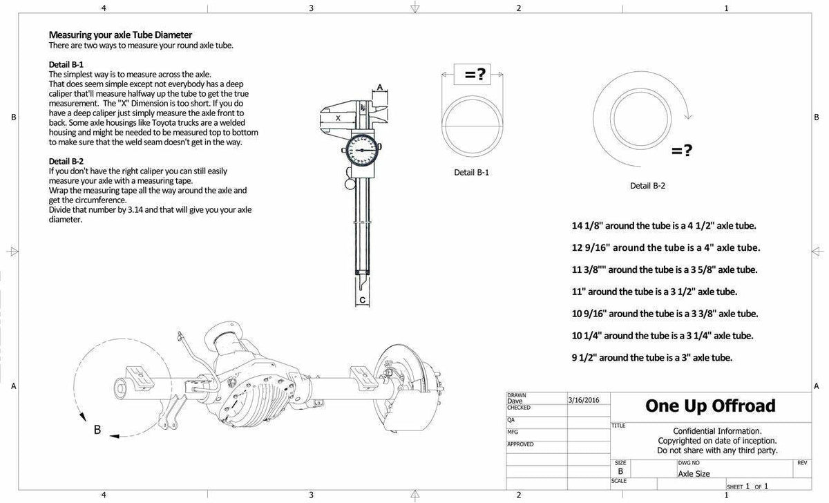 S&B Under Axle Bar Mount, 3 in thru 3-3/8 in Axle, U-Bolts Down