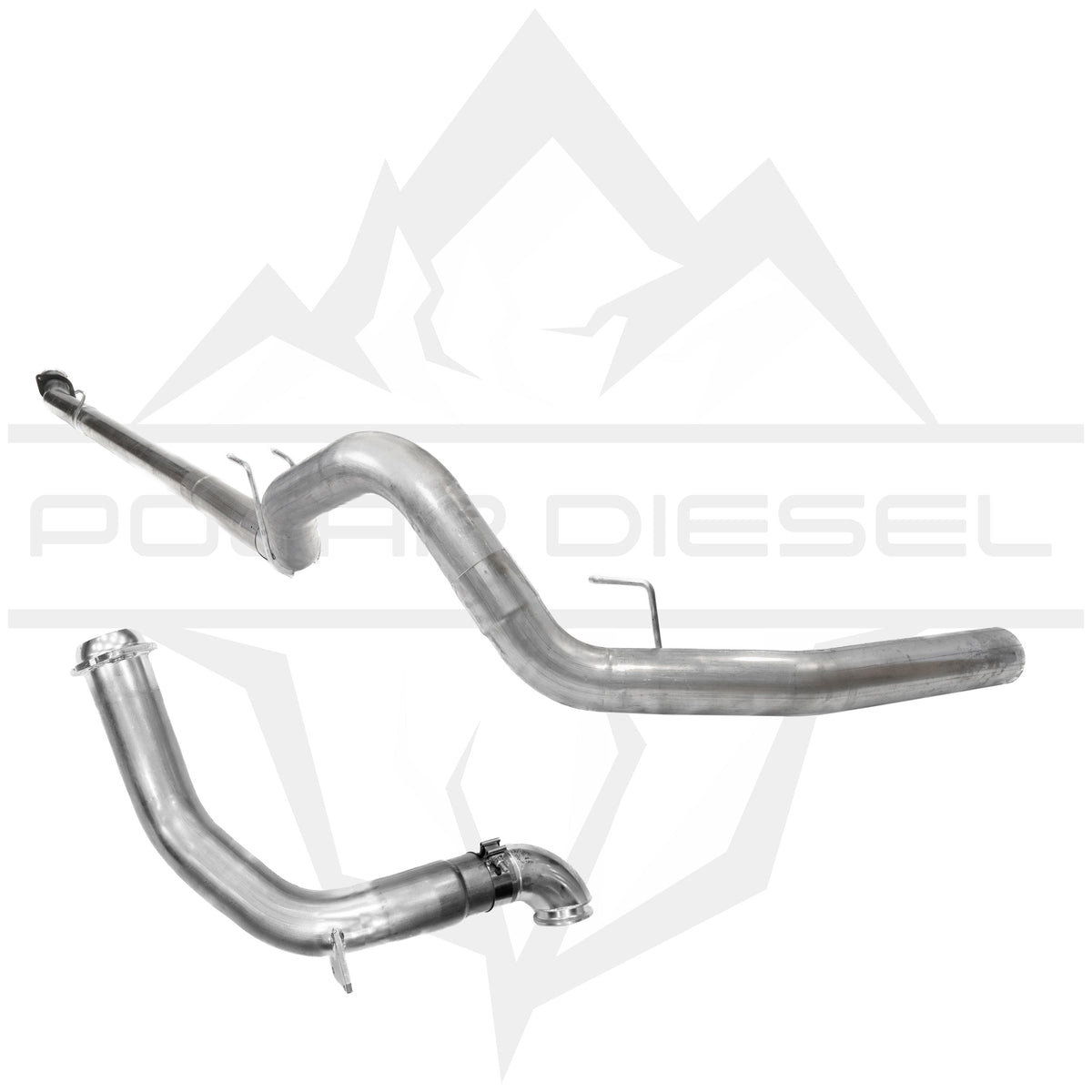 Polar 2023-2026 Ford Powerstroke 6.7L 4” Downpipe Back Exhaust & Downpipe Package