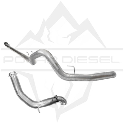 Polar 2023-2026 Ford Powerstroke 6.7L 4” Downpipe Back Exhaust & Downpipe Package