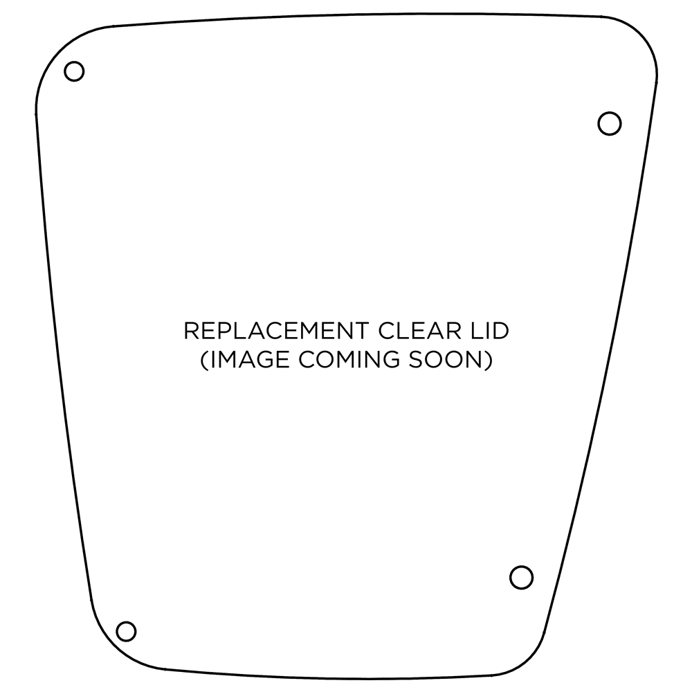 S&B AM0431-00 Replacement Clear Air Box Lid (Hardware Not Included) for 2017-2019 Ford F-250/F-350 6.7L Diesel