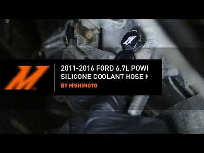 Mishimoto Silicone Coolant Hose Kit, Black, fits Ford 6.7L Powerstroke 2011-2016