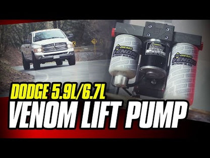 BD Diesel BD Venom Cummins Fuel Lift Pump c/w Filter & Separator - Dodge 5.9L 1998.5-2002