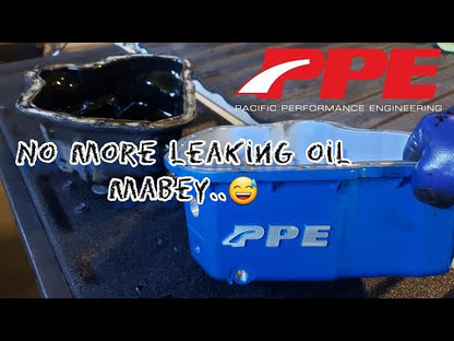 PPE Deep Engine Oil Pan Black 11-16 18 Hole