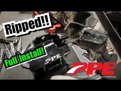 PPE Engine Mount Kit - 01-10 GM 6.6L Duramax - 40 Hardness Blue