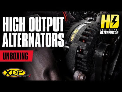 XDP HD High Output Alternator (New) Wrinkle Black XD510 For 1990-1998.5 Dodge 5.9L Cummins