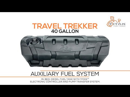 Titan Travel Trekker Auxiliary Diesel Fuel System - Increased Capacity 40 gal, Tank Capacity 40 gal