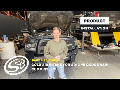 S&B Cold Air Intake for 2013-2018 Dodge Ram Cummins 6.7L