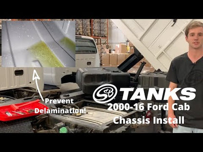 S&B 40 Gallon (After Axle) High-Capacity Fuel Tank 2000-2010 Ford Powerstroke 7.3L, 6.0L, 6.4L Cab Chassis