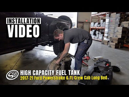 S&B 68 Gallon High-Capacity Fuel Tank for 2017-2026 Ford F-250 / F-350 / F-450 Powerstroke 6.7L Crew Cab Long Bed
