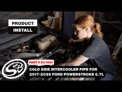 S&B Cold Side Intercooler Pipe for 2017-2026 Ford Super Duty, 6.7L Powerstroke