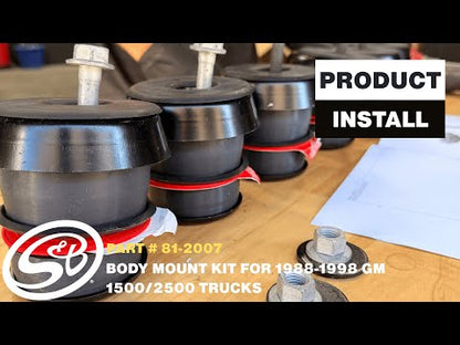S&B Body Mount Kit for 1988-1998 GM 1500/2500 Trucks