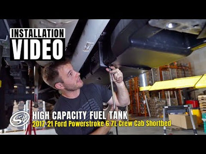S&B 60 Gallon High-Capacity Fuel Tank for 2017-2026 Ford Powerstroke 6.7L Crew Cab Short Bed