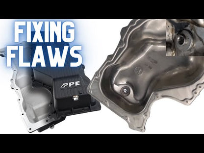 PPE Deep Engine Oil Pan 2020+ GM 1500 3.0L Diesel - Black