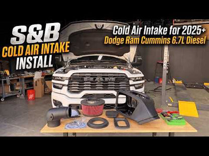 S&B Cold Air Intake for 2025 Dodge Ram Cummins 6.7L Diesel