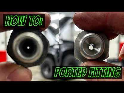 PPE 2004.5-2010 GM 6.6L Duramax Ported Fuel Rail Fitting