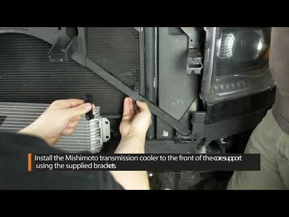 Mishimoto Transmission Cooler, Silver, fits Chevrolet/GMC 6.6L Duramax L5P 2017-2019