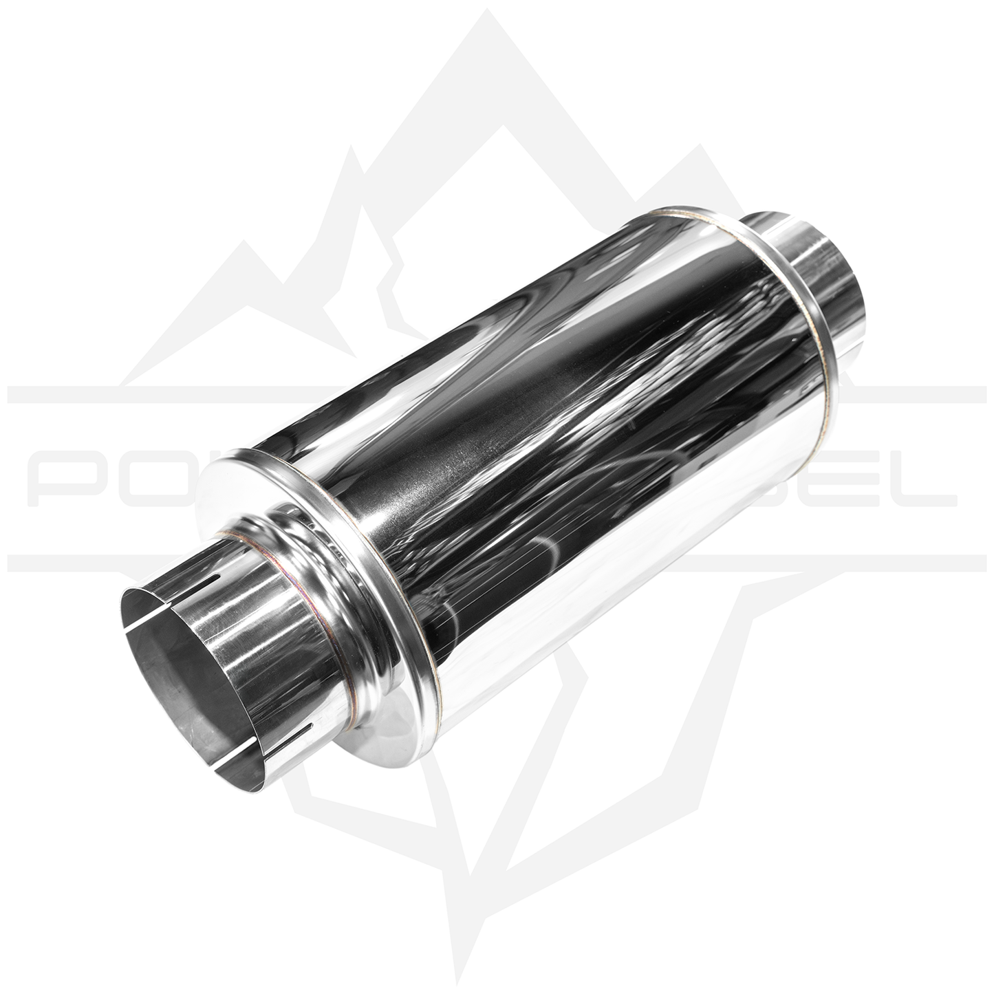 Polar Standard 5" 304SS Polished Muffler